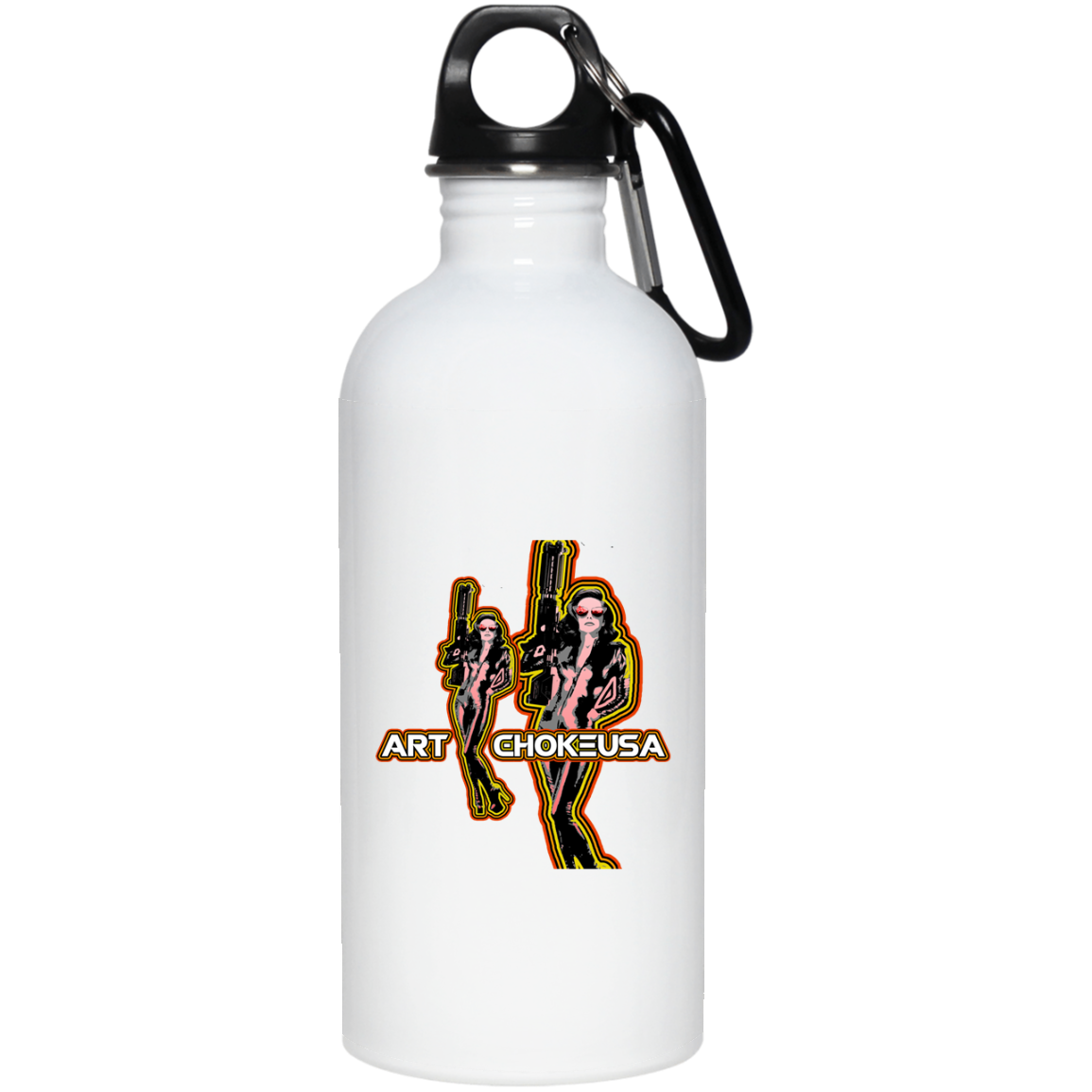 ArtichokeUSA Character and Font design. Let's Create Your Own Design Today. Mary Boom Boom. 20 oz. Stainless Steel Water Bottle