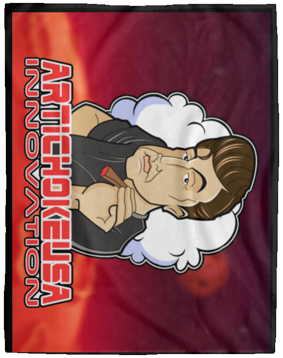ArtichokeUSA Custom Design. Innovation. Elon Musk Parody Fan Art. Fleece Blanket - 60x80