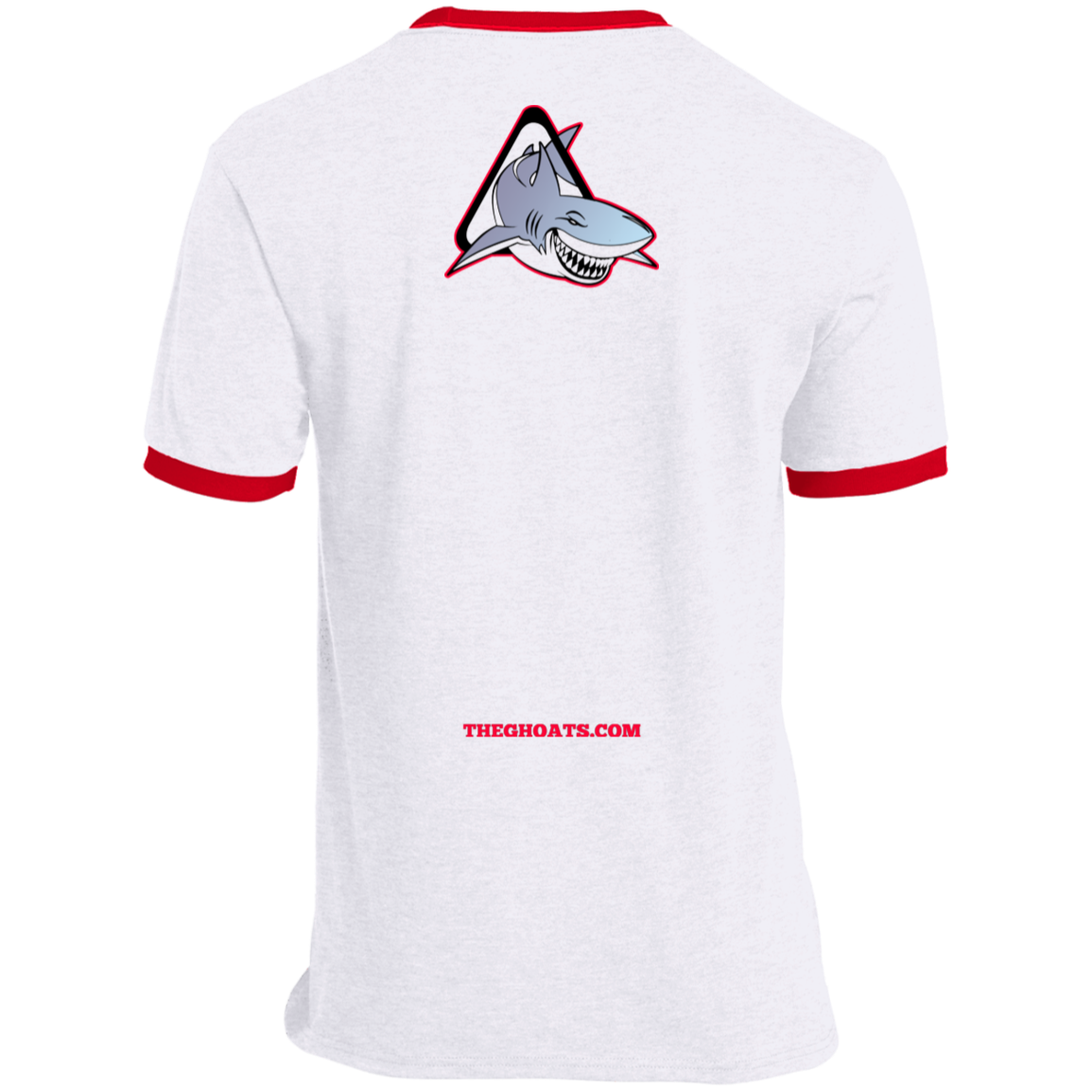 The GHOATS Custom Design. #25 Big Game Take Little Game. Ringer Tee