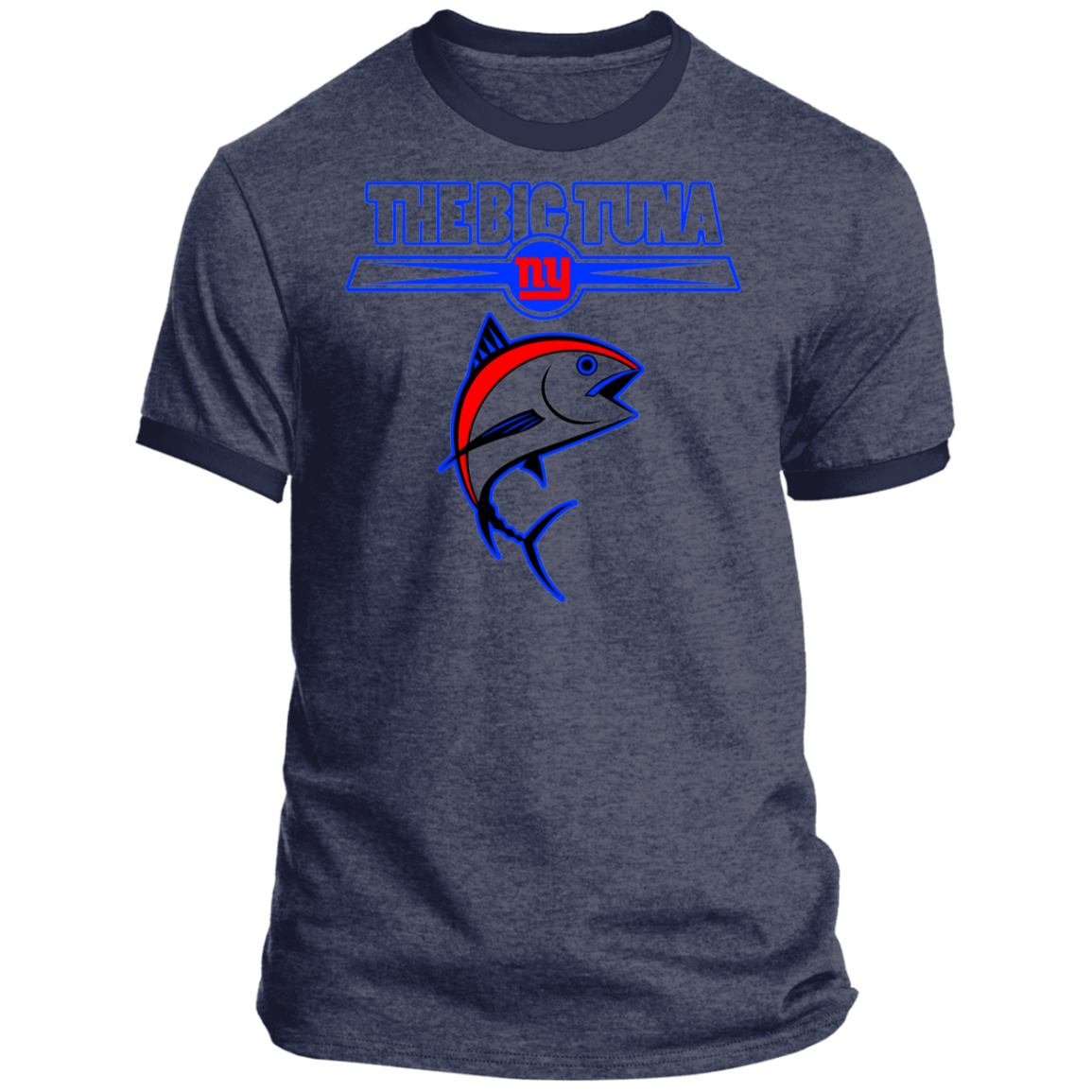 ArtichokeUSA Custom Design. The Big Tuna. Bill Parcell Tribute. NY Giants Fan Art. Ringer Tee