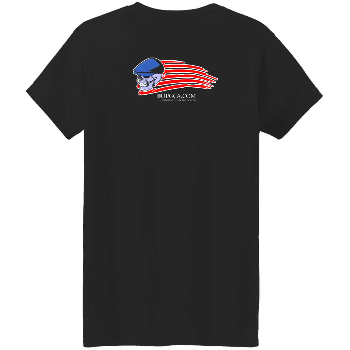 OPG Custom Design #12. Golf America. Male Edition. Ladies' 100% Cotton T-Shirt