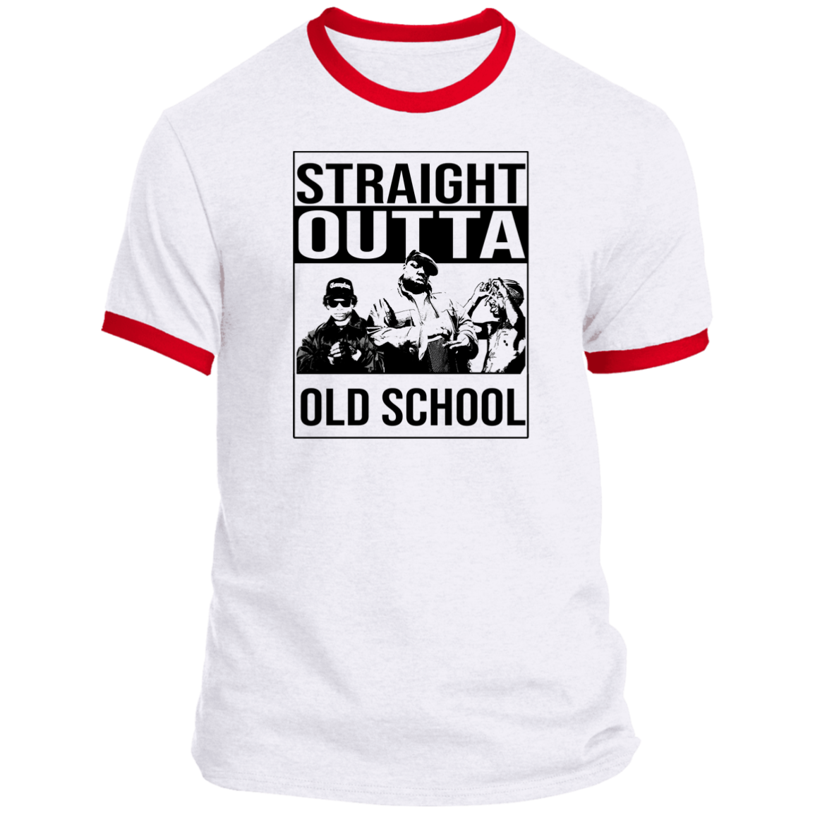 ArtichokeUSA Custom Design. Straight Outta Old School. The GOATs of Rap. Fan Art. Ringer Tee