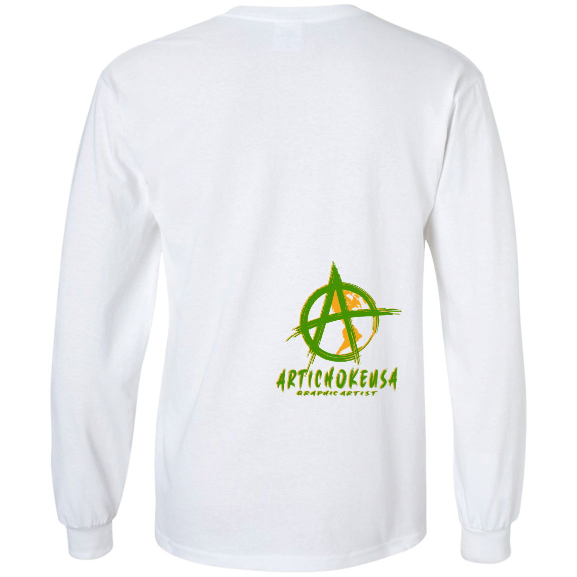 ArtichokeUSA Custom Design. EARTH-ART=EH. Youth LS T-Shirt