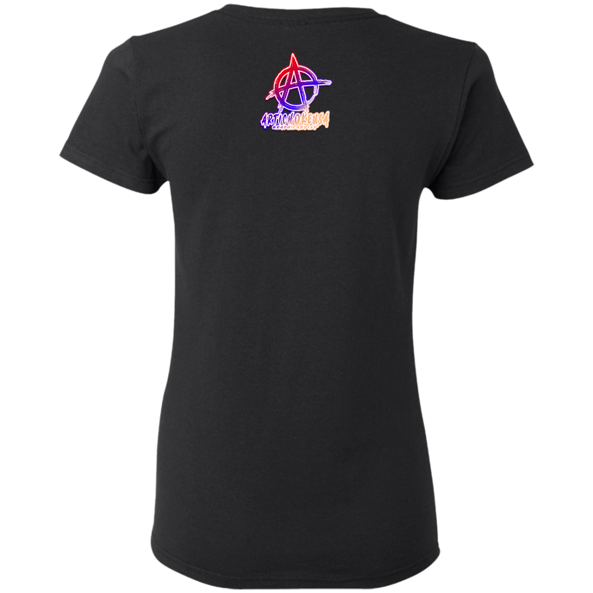 ArtichokeUSA Character and Font Design #2. Friends and Fam. Let’s Create Your Own Design Today.Ladies' 100% Cotton T-Shirt