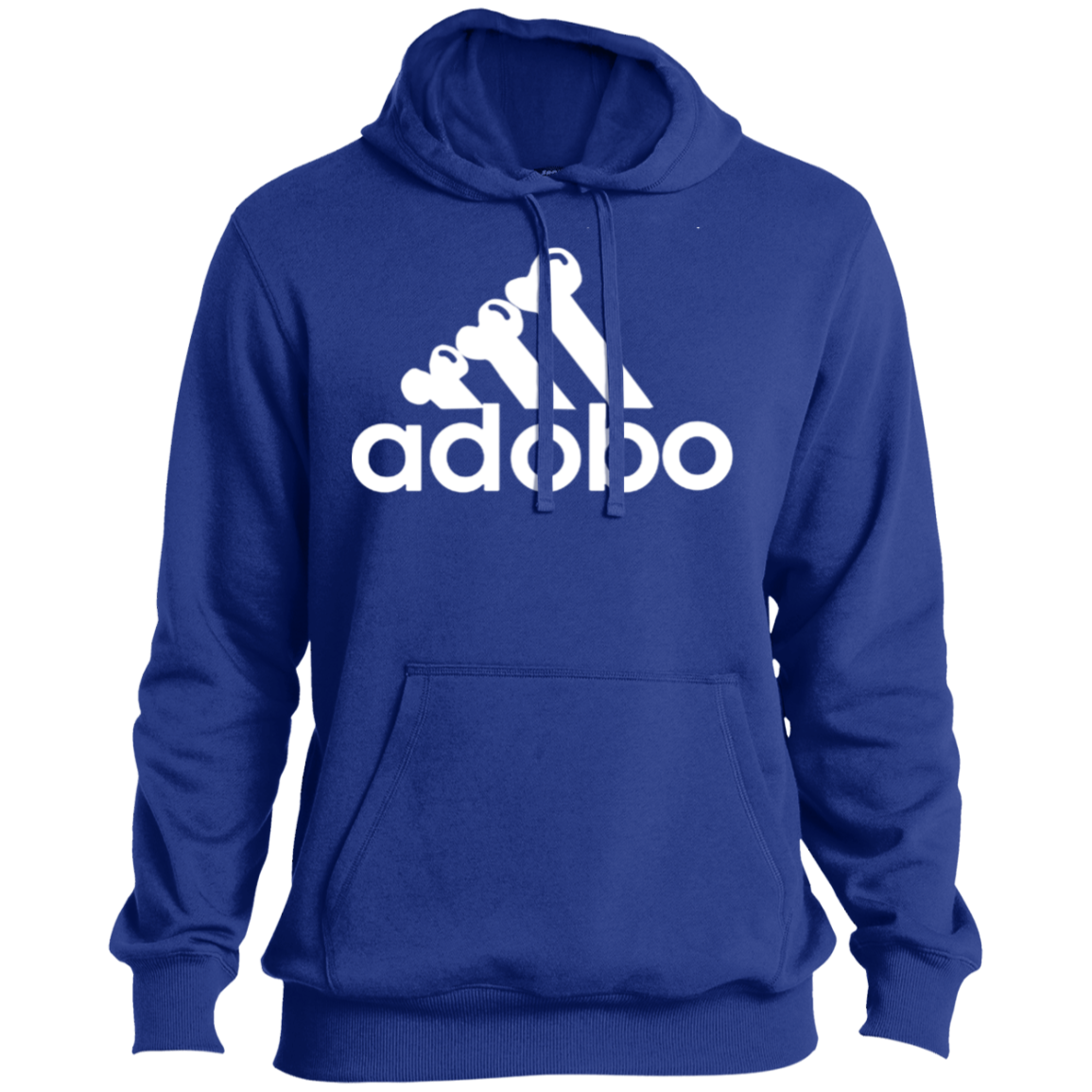 ArtichokeUSA Custom Design. Adobo. Adidas Parody. Ultra Soft Pullover Hoodie