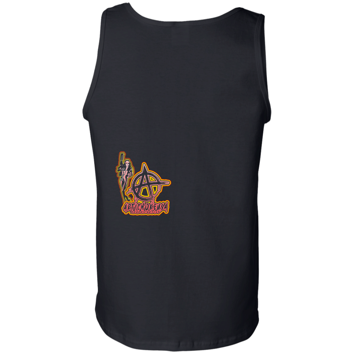 ArtichokeUSA Character and Font design. Let's Create Your Own Team Design Today. Mary Boom Boom. Men's 100% Cotton Tank Top