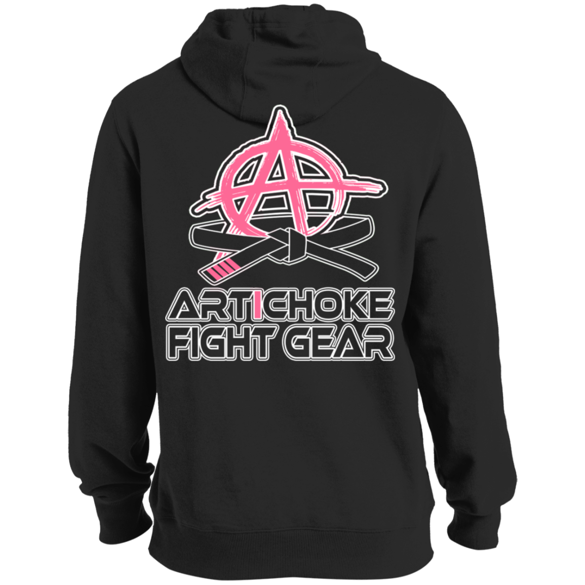 Artichoke Fight Gear Custom Design #13. Hello Fighter. Hello Kitty Parody Fan Art. MMA. Tall Hoodie