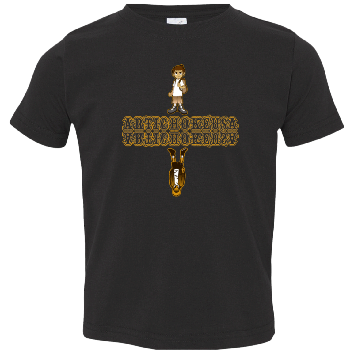 ArtichokeUSA Custom Design. Façade: (Noun) A false appearance that makes someone or something seem more pleasant or better than they really are. Toddler Jersey T-Shirt