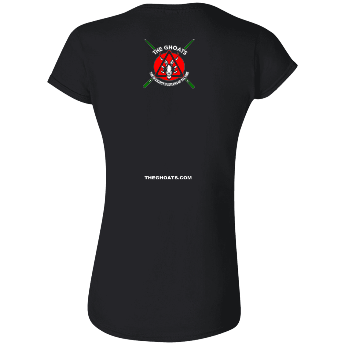 The GHOATS Custom Design #21. No Mames Billar. (Spanish Translation: You've got to be kidding. Pool). Ultra Soft Style Ladies' T-Shirt
