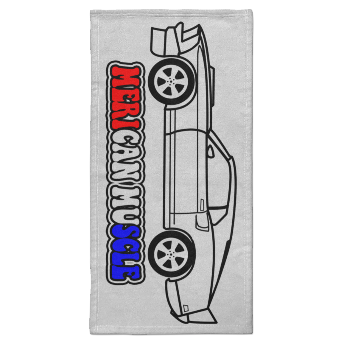 ArtichokeUSA Custom Design. Merican Muscle. Wu-Tang / Mustang Parody. Towel - 15x30