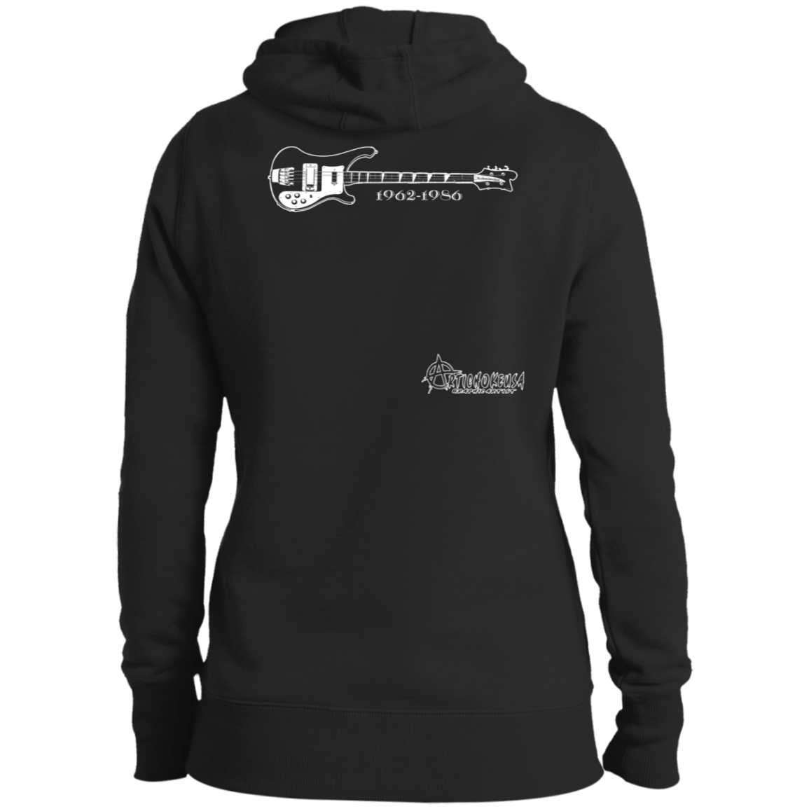 ArtichokeUSA Custom Design. Cliff Burton Tribute. Ladies' Soft Style Hoodie