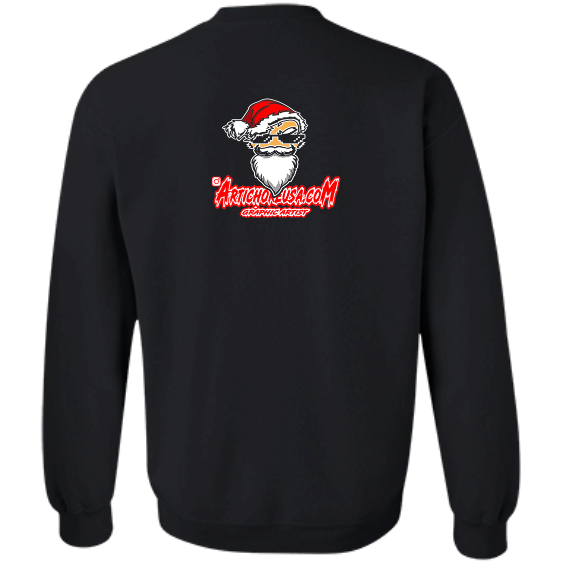 santa and hos front Z65 Crewneck Pullover Sweatshirt
