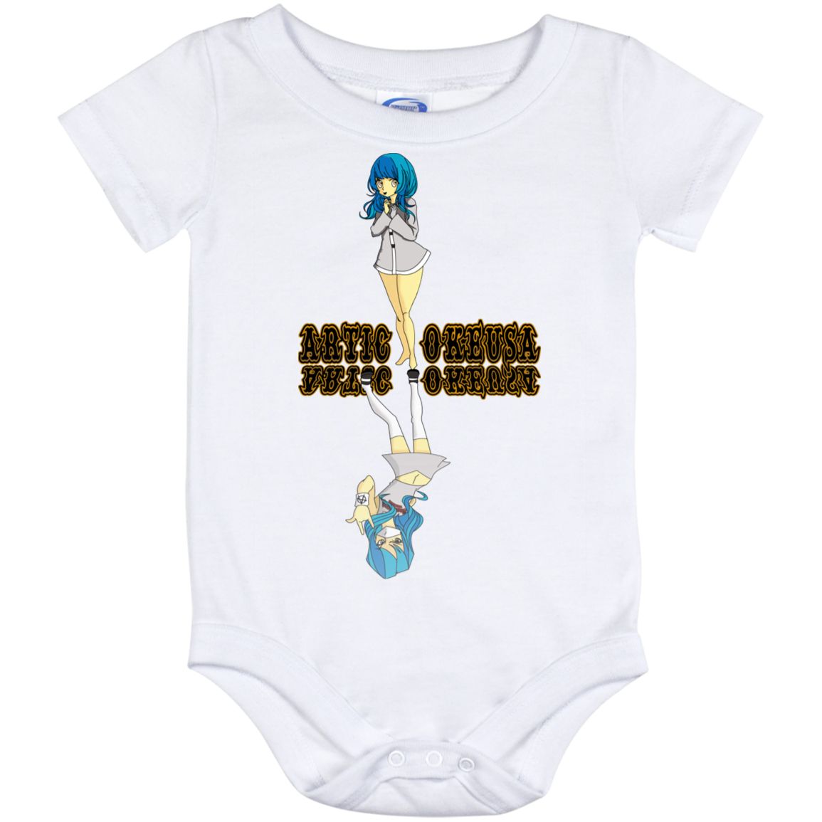ArtichokeUSA Custom Design. Façade: (Noun) A false appearance that makes someone or something seem more pleasant or better than they really are. Baby Onesie 12 Month