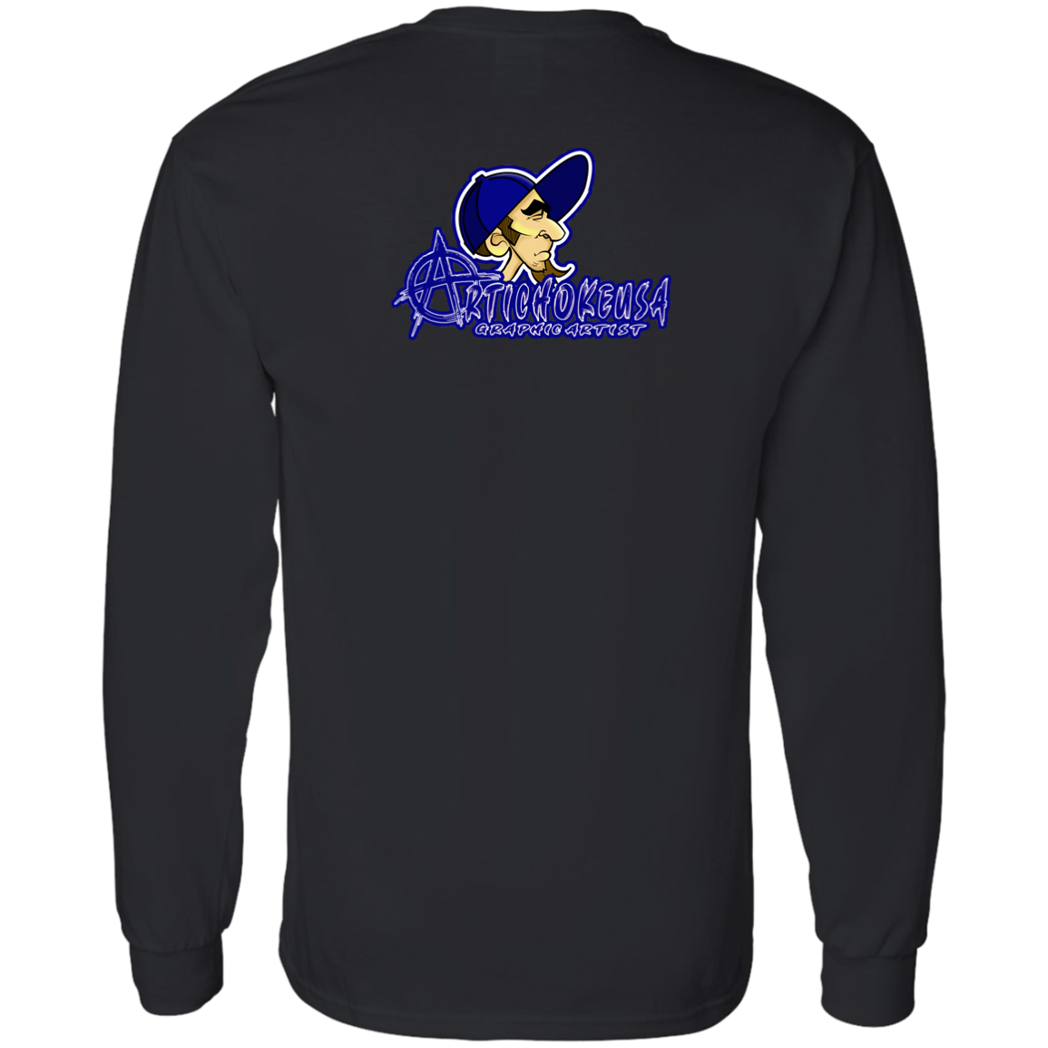 ZZ#20 ArtichokeUSA Characters and Fonts. "Clem" Let’s Create Your Own Design Today. 100 % Cotton LS T-Shirt