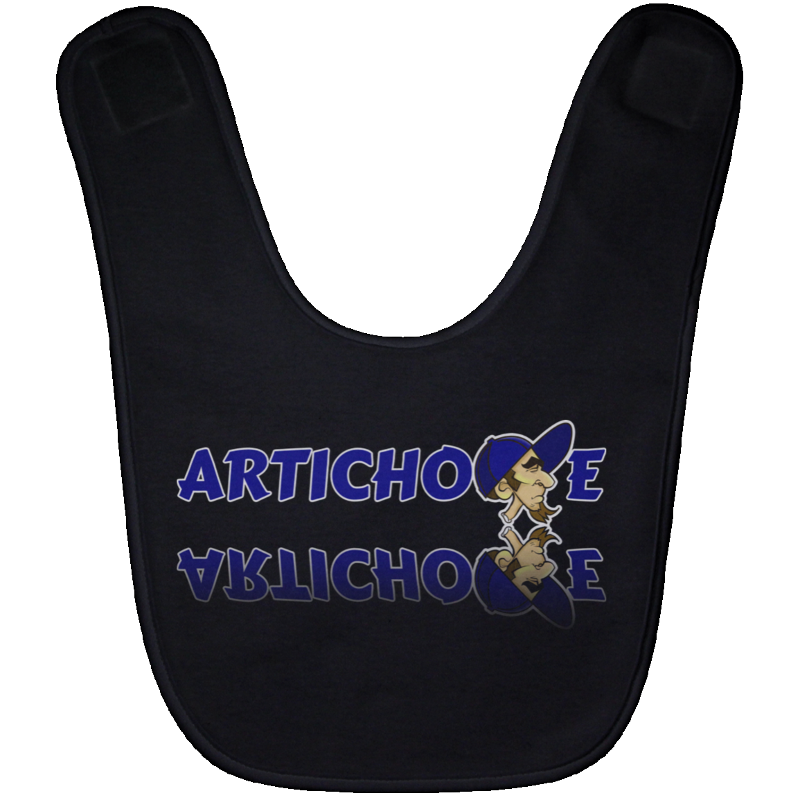 ZZ#20 ArtichokeUSA Characters and Fonts. "Clem" Let’s Create Your Own Design Today. Baby Bib