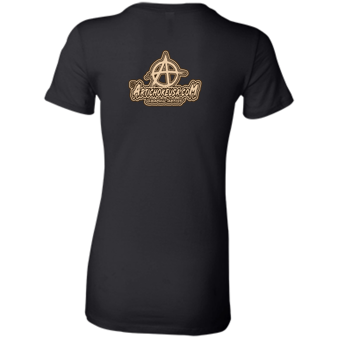 ArtichokeUSA Character and Font design. Let's Create Your Own Team Design Today. Mullet Mike. Ladies' Favorite T-Shirt