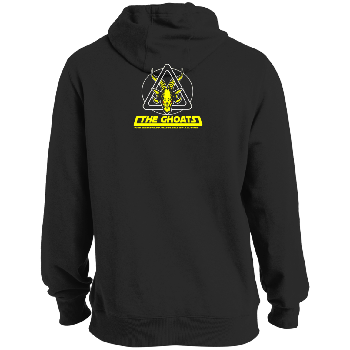 The GHOATS Custom Design. # 39 The Dark Side of Hustling. Tall Pullover Hoodie