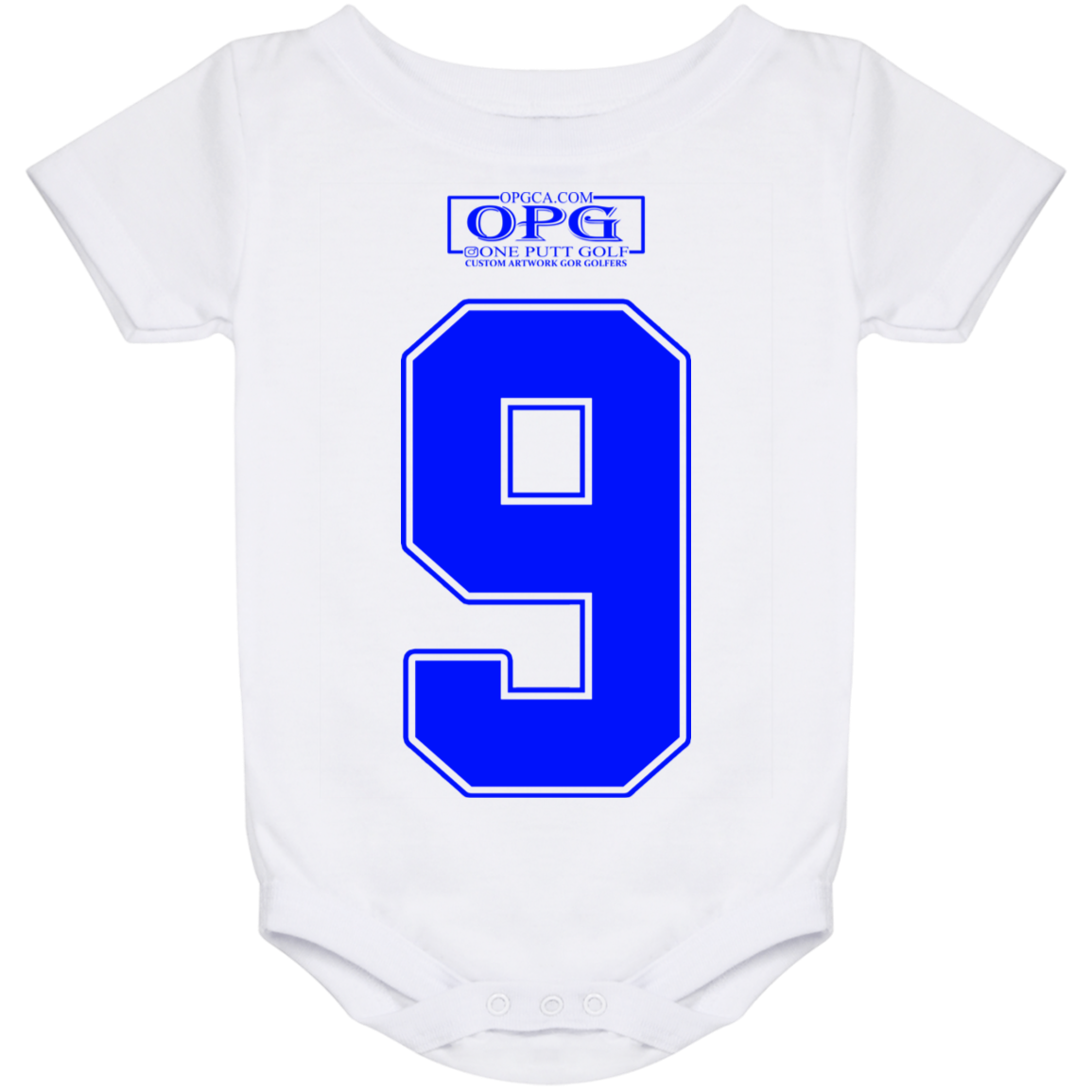 OPG Custom Design #17. Back 9. Baby Onesie 24 Month