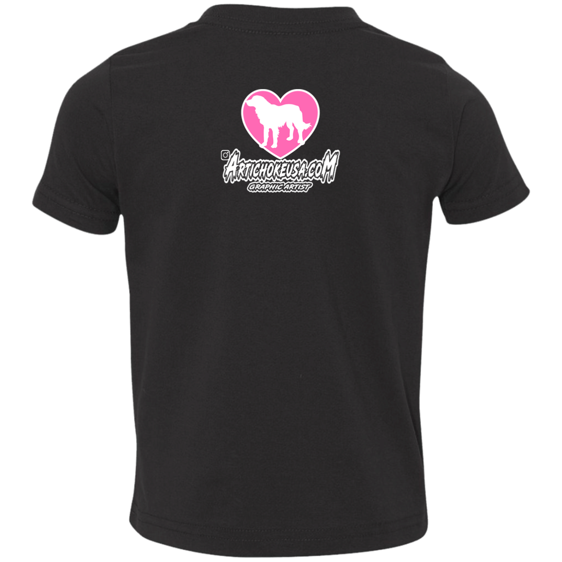 ArtichokeUSA Custom Design. Ruffing the Passer. Labrador Edition. Female Version. Toddler Jersey T-Shirt