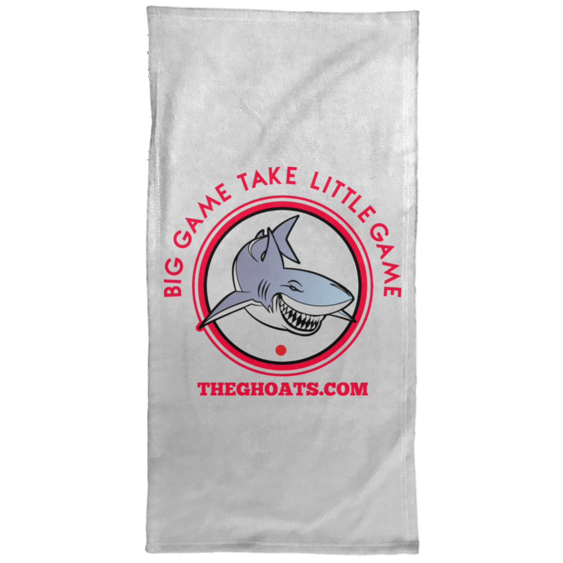 The GHOATS Custom Design. #25 Big Game Take Little Game. Towel - 15x30