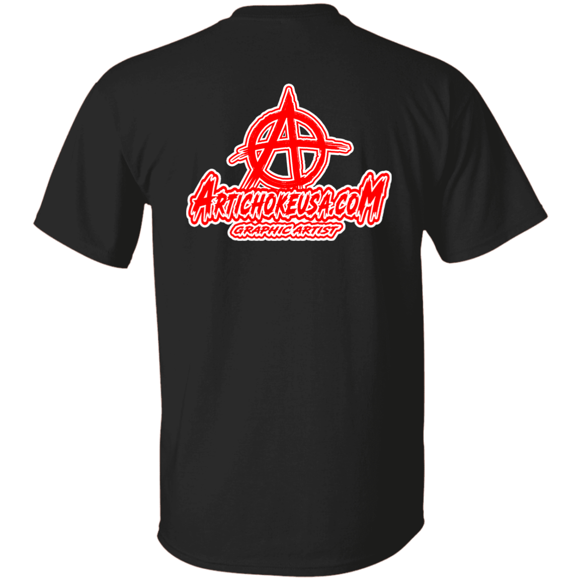 ArtichokeUSA Custom Design. Metallica Style Logo. Let's Make One For Your Project. 100% Cotton T-Shirt