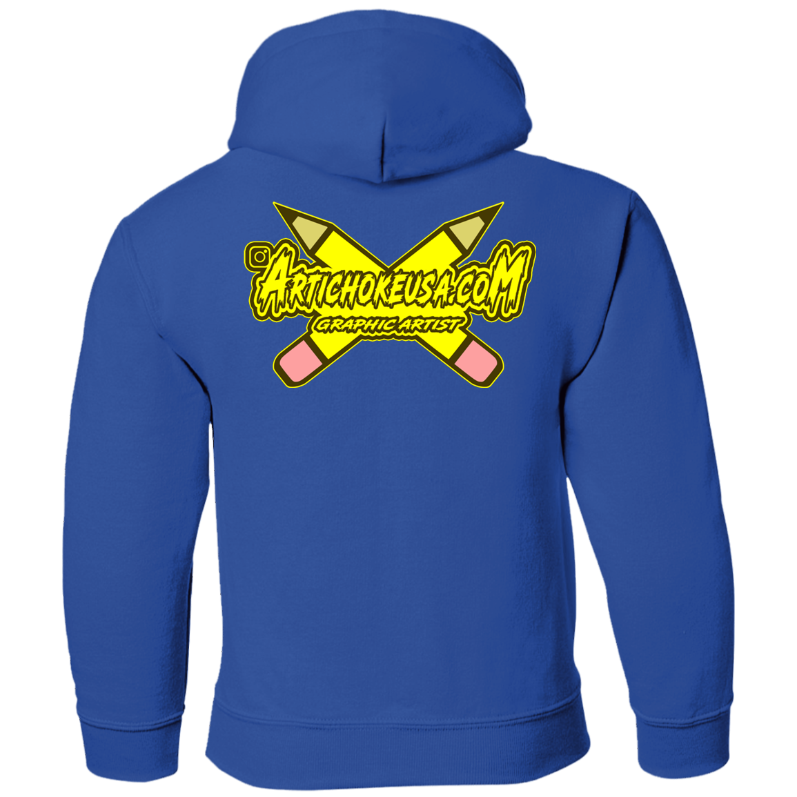 ArtichokeUSA Custom Design. Eat. Draw. Sleep. Repeat. Youth Pullover Hoodie