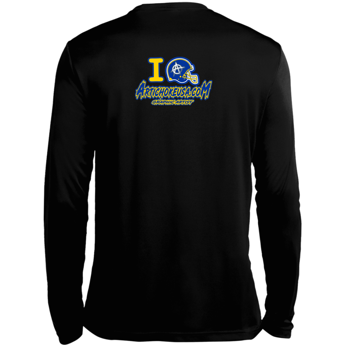 ArtichokeUSA Custom Design. Los Ramgeles. Fan Art. Long Sleeve Moisture-Wicking Tee