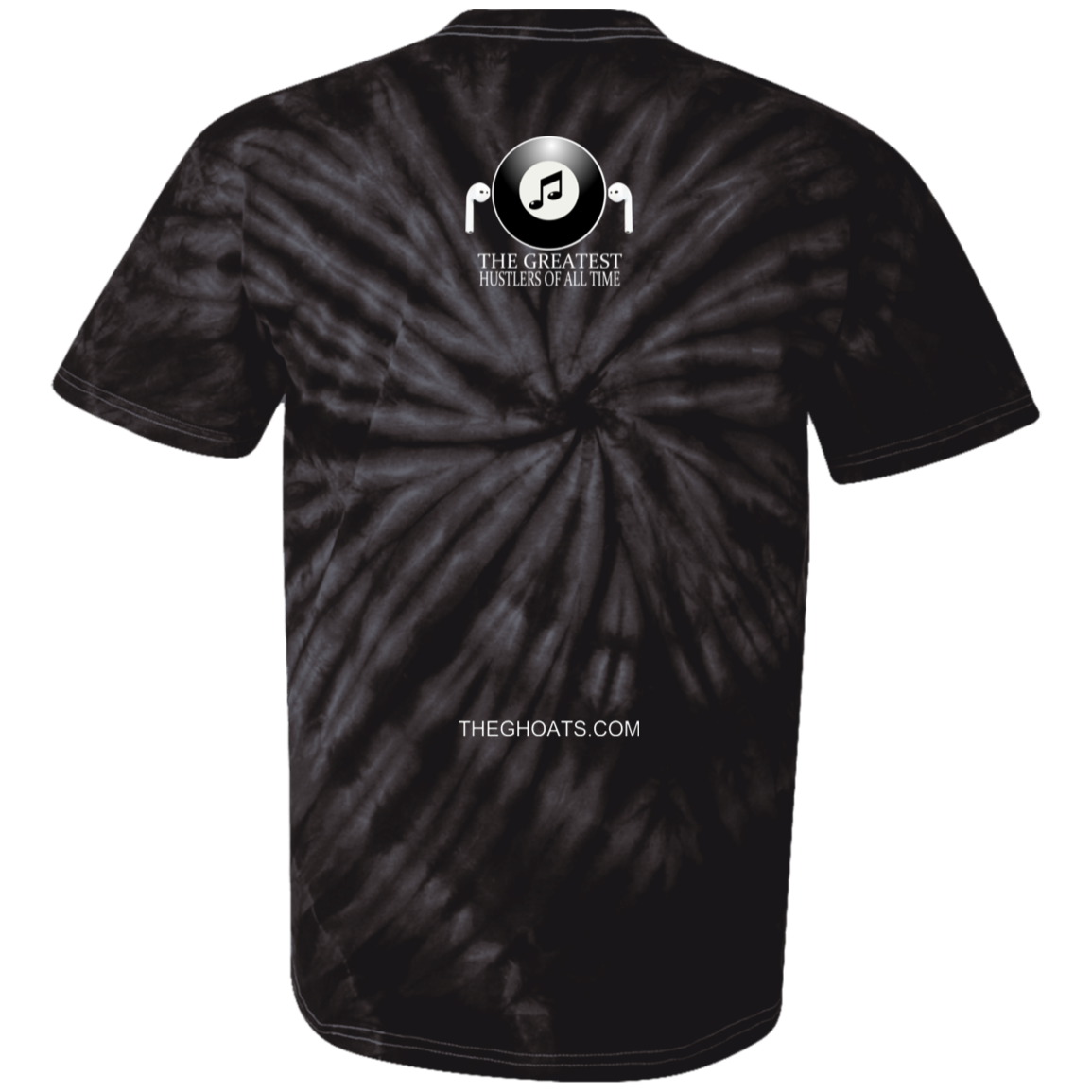 The GHOATS Custom Design. #19 Pool & Music. 100% Cotton Tie Dye T-Shirt