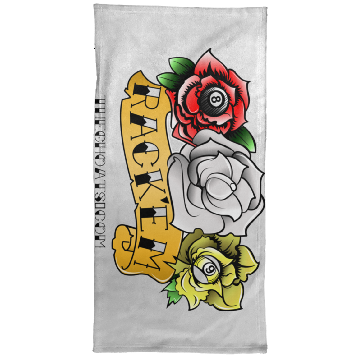 The GHOATS Custom Design. #28 Rack Em' (Ladies only). Towel - 15x30