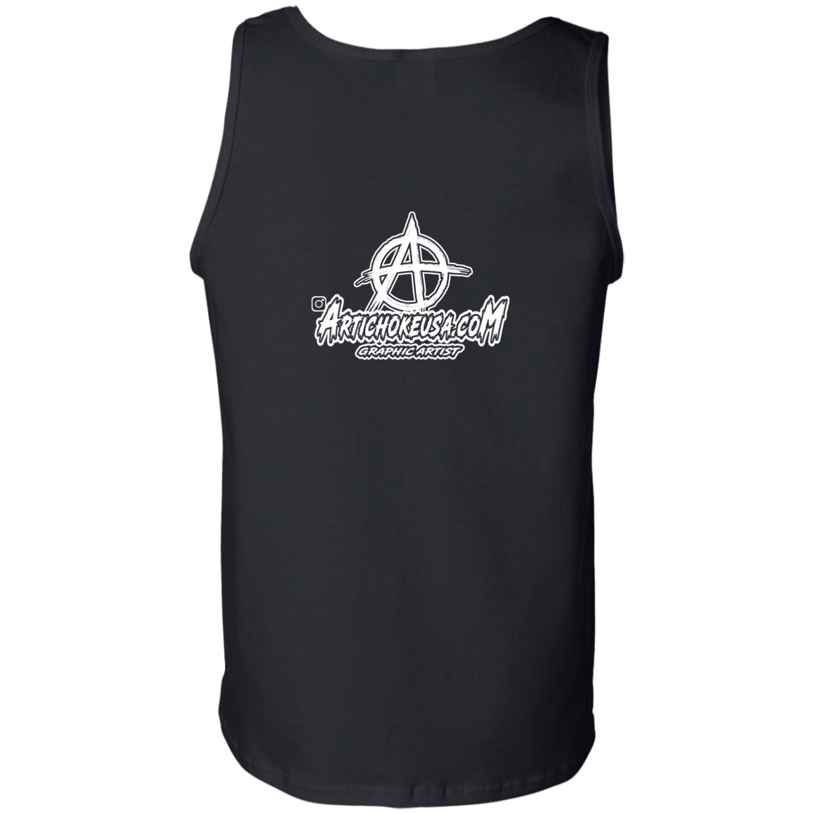 ArtichokeUSA Custom Design. Adobo. Adidas Parody. 100% Cotton Tank Top