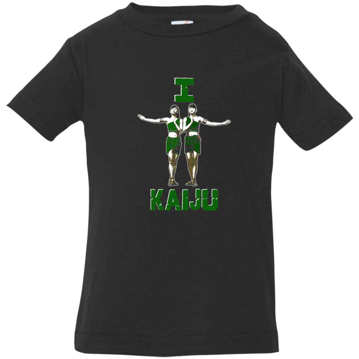 ArtichokeUSA Custom Design. I Heart Kaiju. Fan Art. Infant Jersey T-Shirt