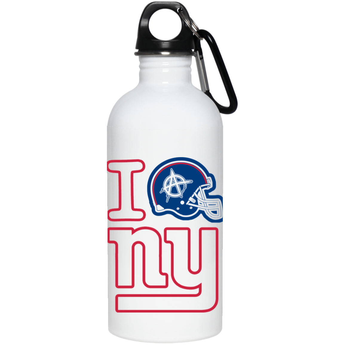 ArtichokeUSA Custom Design. I Helmet NY. Fan Art. 20 oz. Stainless Steel Water Bottle