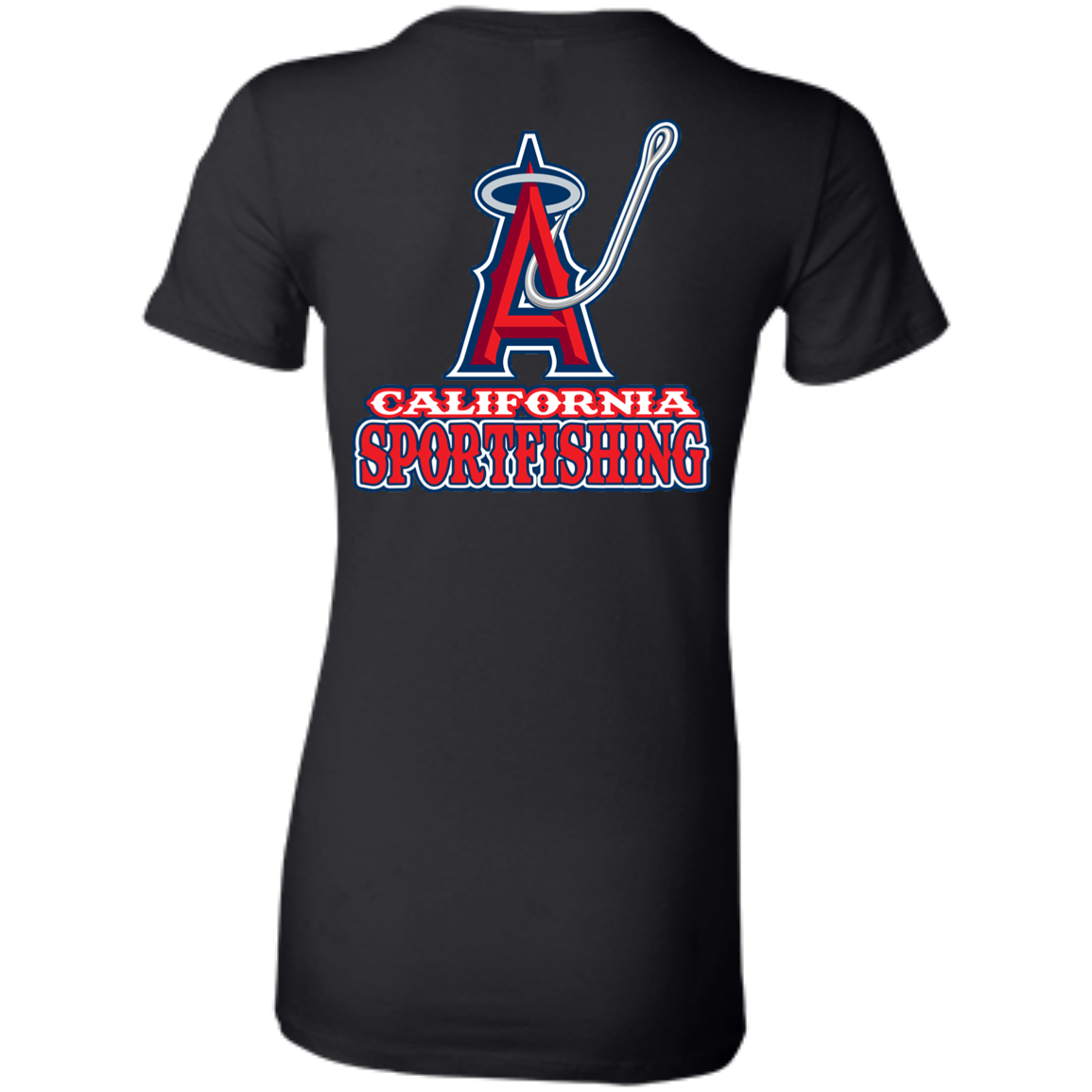 ArtichokeUSA Custom Design. Anglers. Southern California Sports Fishing. Los Angeles Angels Parody. Ladies' Favorite T-Shirt