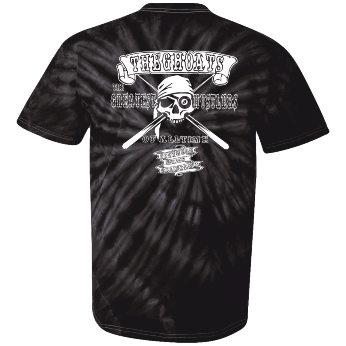 The GHOATS Custom Design. #4 Motorcycle Club Style. Ver 2/2. Youth Tie Dye T-Shirt