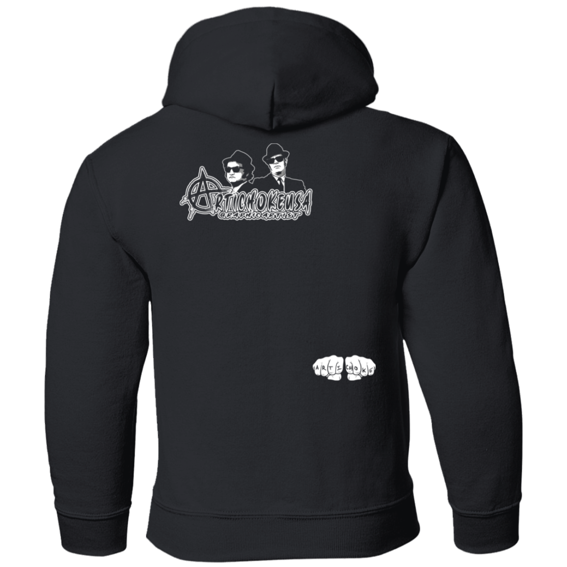 ArtichokeUSA Custom Design. The Good Ole Boys. Blues Brothers Fan Art. Youth Pullover Hoodie