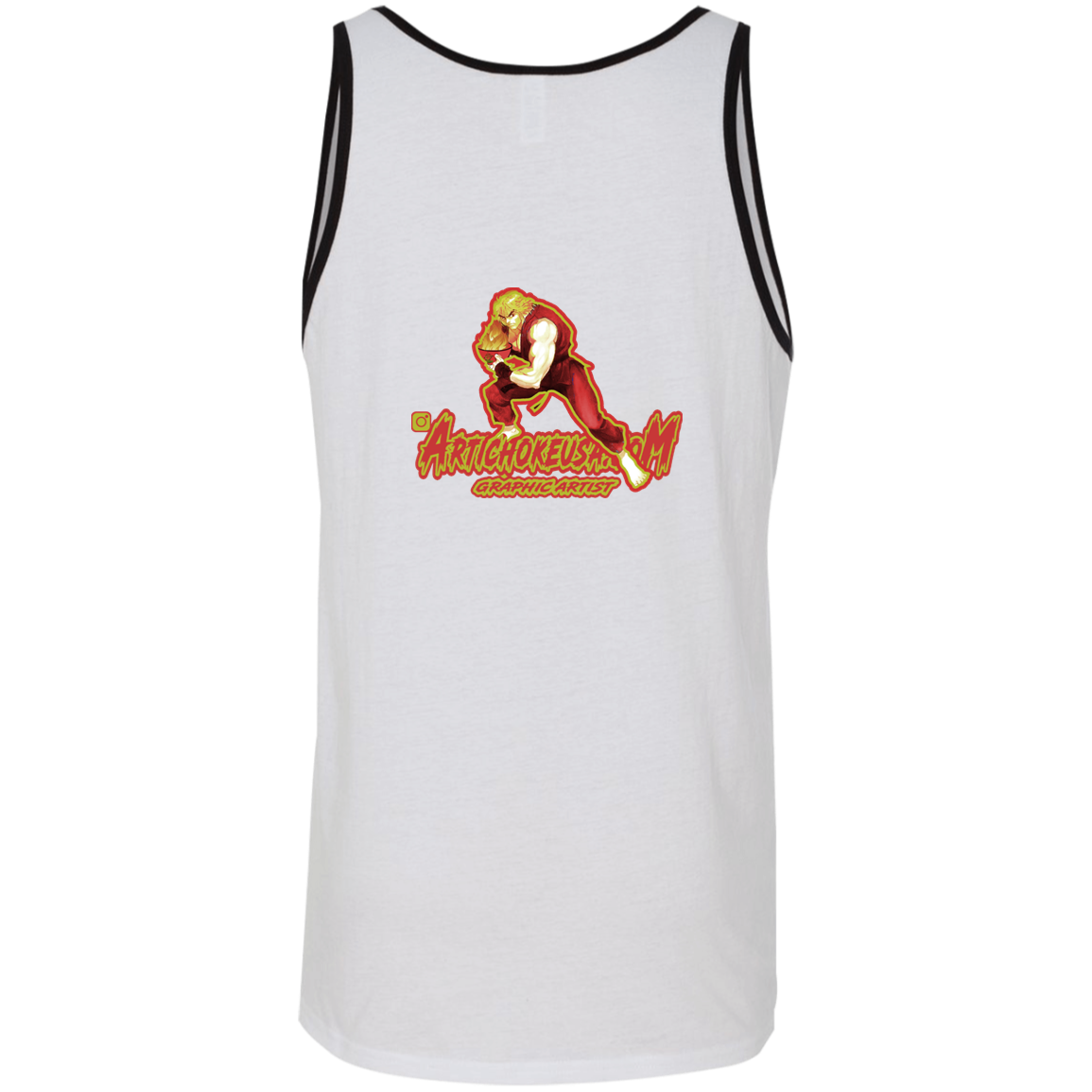 ArtichokeUSA Custom Design. Pho Ken Artichoke. Street Fighter Parody. Gaming. Unisex Tank