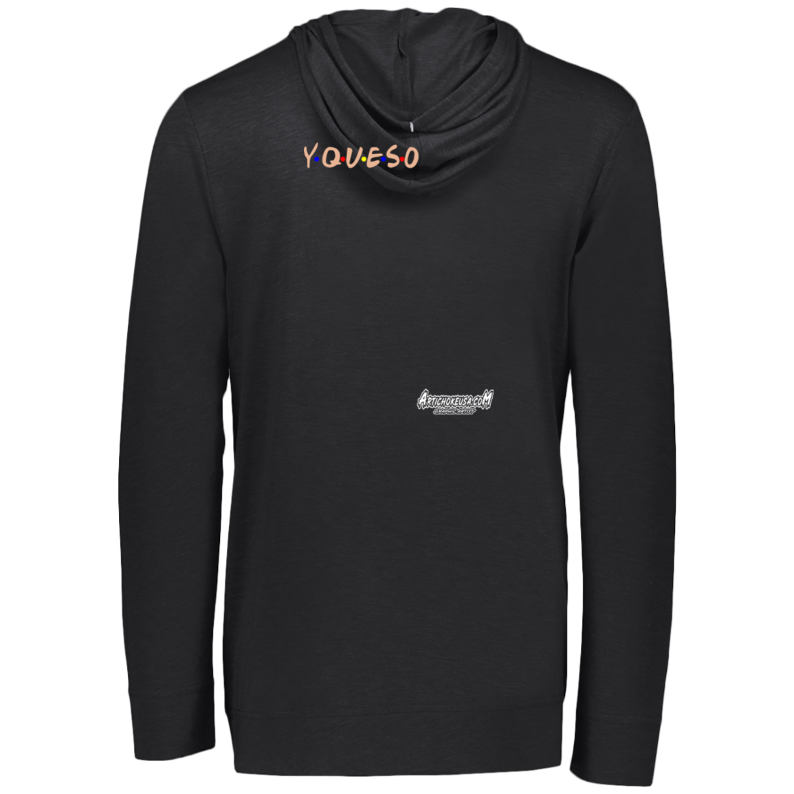ArtichokeUSA Custom Design. FRIJOLE (CON QUESO). Eco Triblend T-Shirt Hoodie