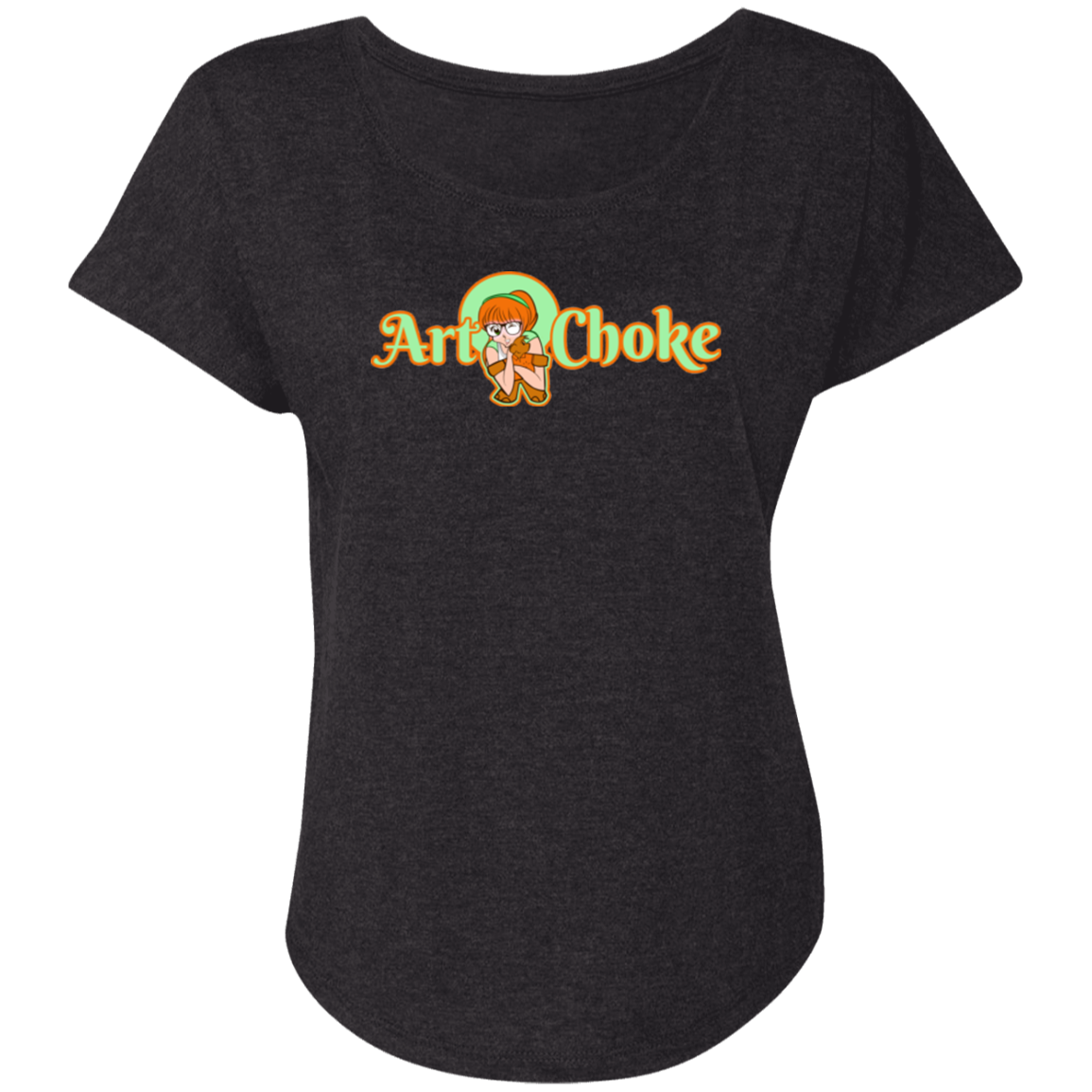ArtichokeUSA Character and Font Design. Let’s Create Your Own Design Today. Winnie. Ladies' Triblend Dolman Sleeve