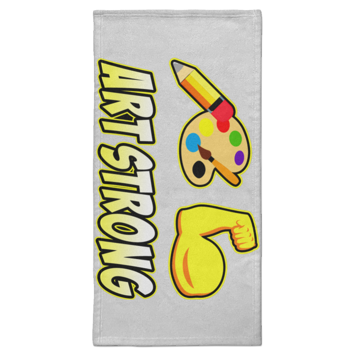 ArtichokeUSA Custom Design. Art Strong. Towel - 15x30