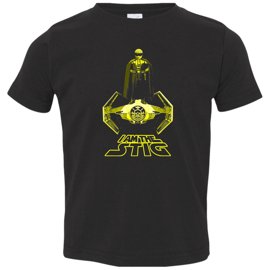 ArtichokeUSA Custom Design. I am the Stig. Vader/ The Stig Fan Art. Toddler Jersey T-Shirt