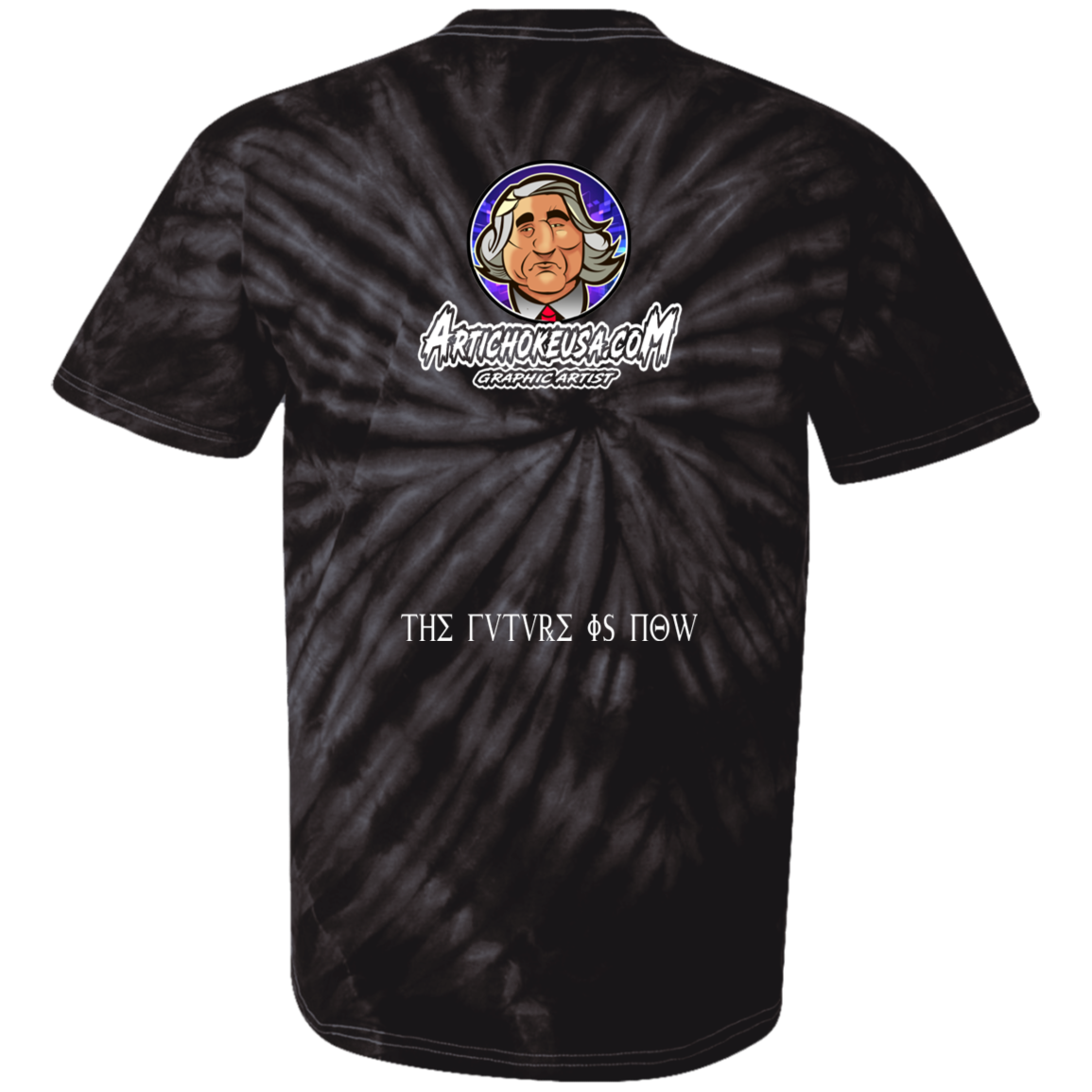 ArtichokeUSA Custom Design. Michio Kaku Fan Art. Youth Tie Dye T-Shirt