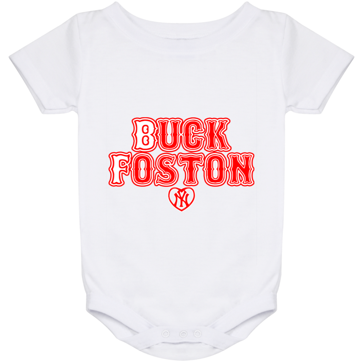 buckfoston sticker IO24M Baby Onesie 24 Month