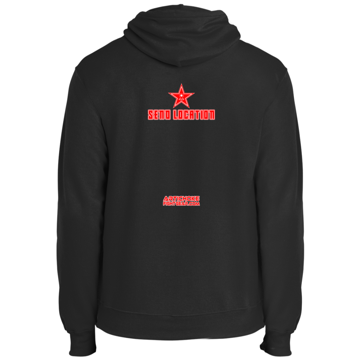 Artichoke Fight Gear Custom Design #17. SEND LOCATION. Fleece Pullover Hoodie