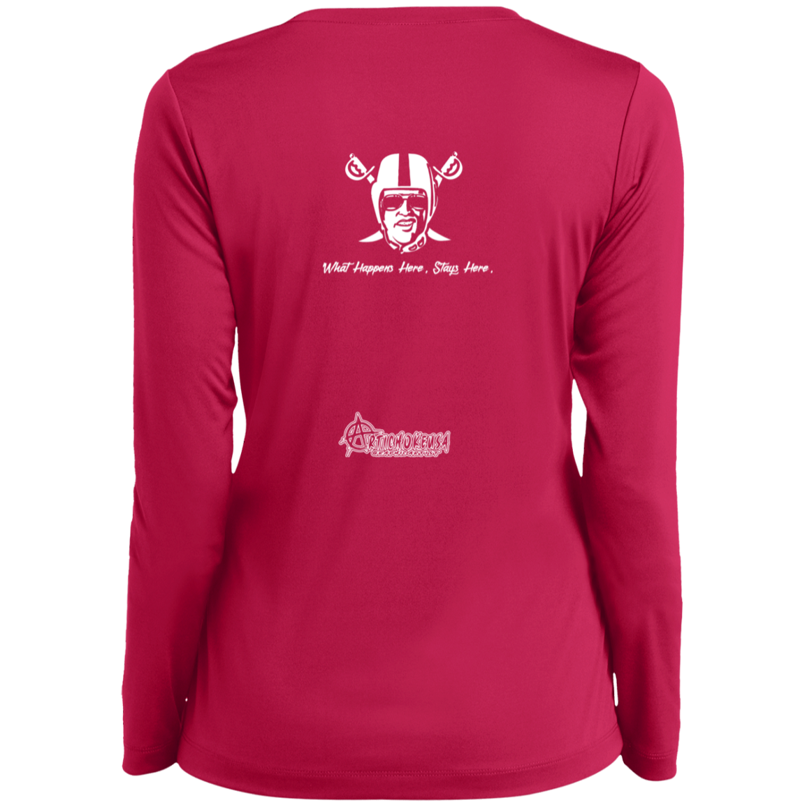 ArtichokeUSA Custom Design. Las Vegas Raiders. Las Vegas / Elvis Presley Parody Fan Art. Let's Create Your Own Team Design Today. Ladies’ Long Sleeve Performance V-Neck Tee