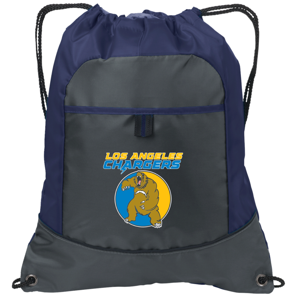 ArtichokeUSA Custom Design. Los Angeles Chargers Fan Art. Pocket Cinch Pack