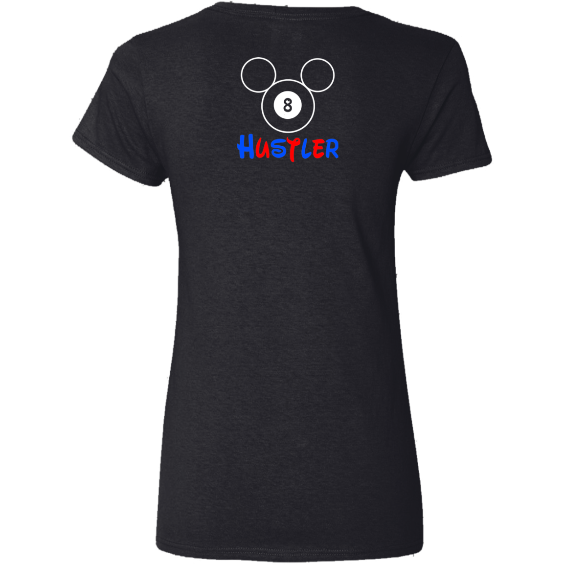 The GHOATS Custom Design. #18 Hustler Fan Art. Ladies' Basic V-Neck T-Shirt