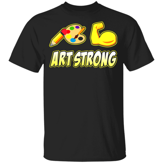 ArtichokeUSA Custom Design. Art Strong. Youth 100% Cotton T-Shirt
