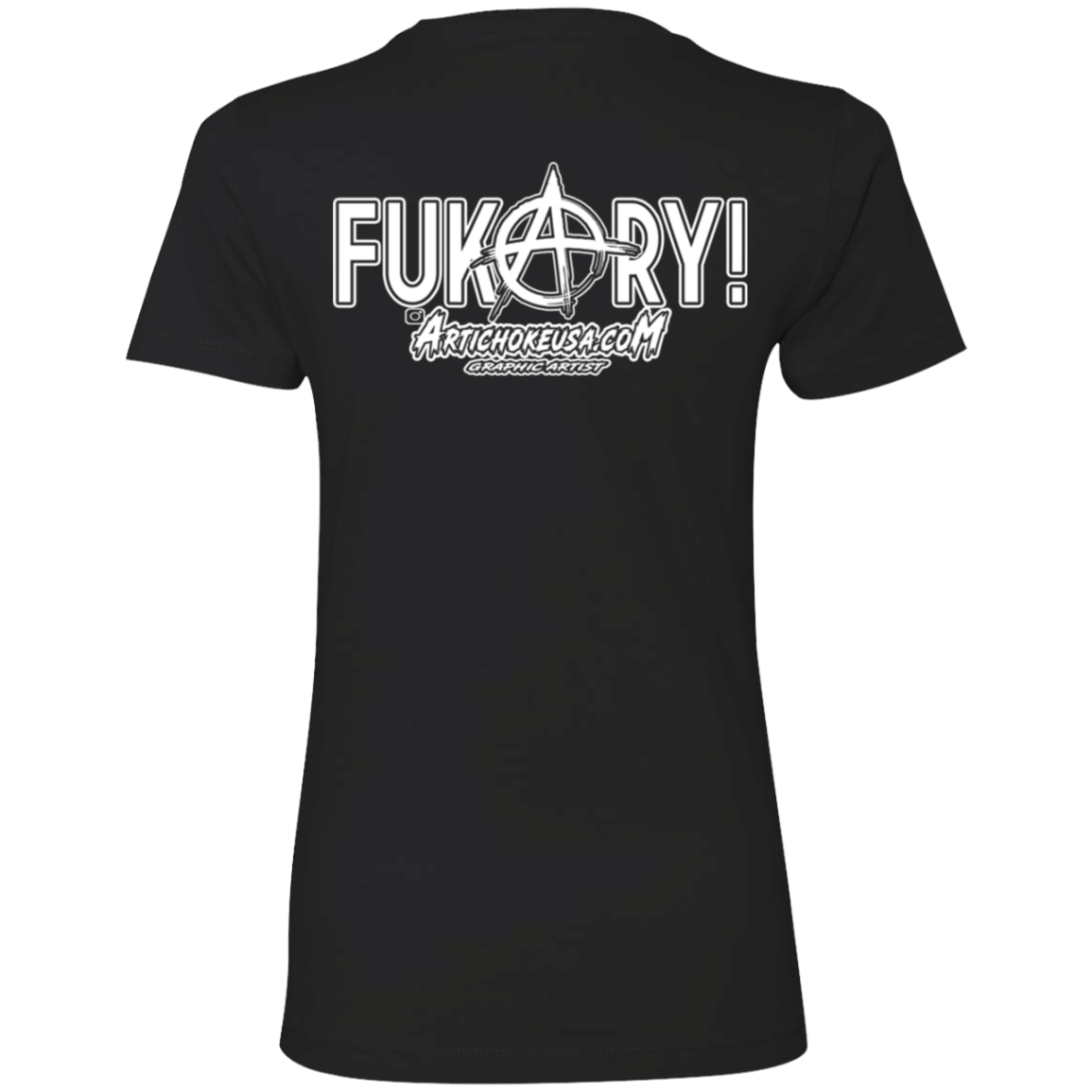 ArtichokeUSA Custom Design. FUKCERY. The New Bullshit. Ladies' Boyfriend T-Shirt