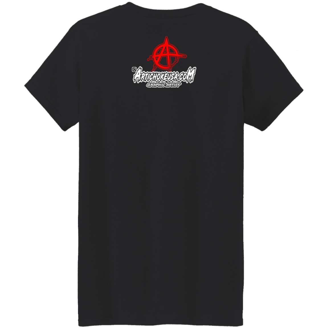 ArtichokeUSA Custom Design. RUN ART. RUN DMC Parody. Ladies' 5.3 oz. T-Shirt