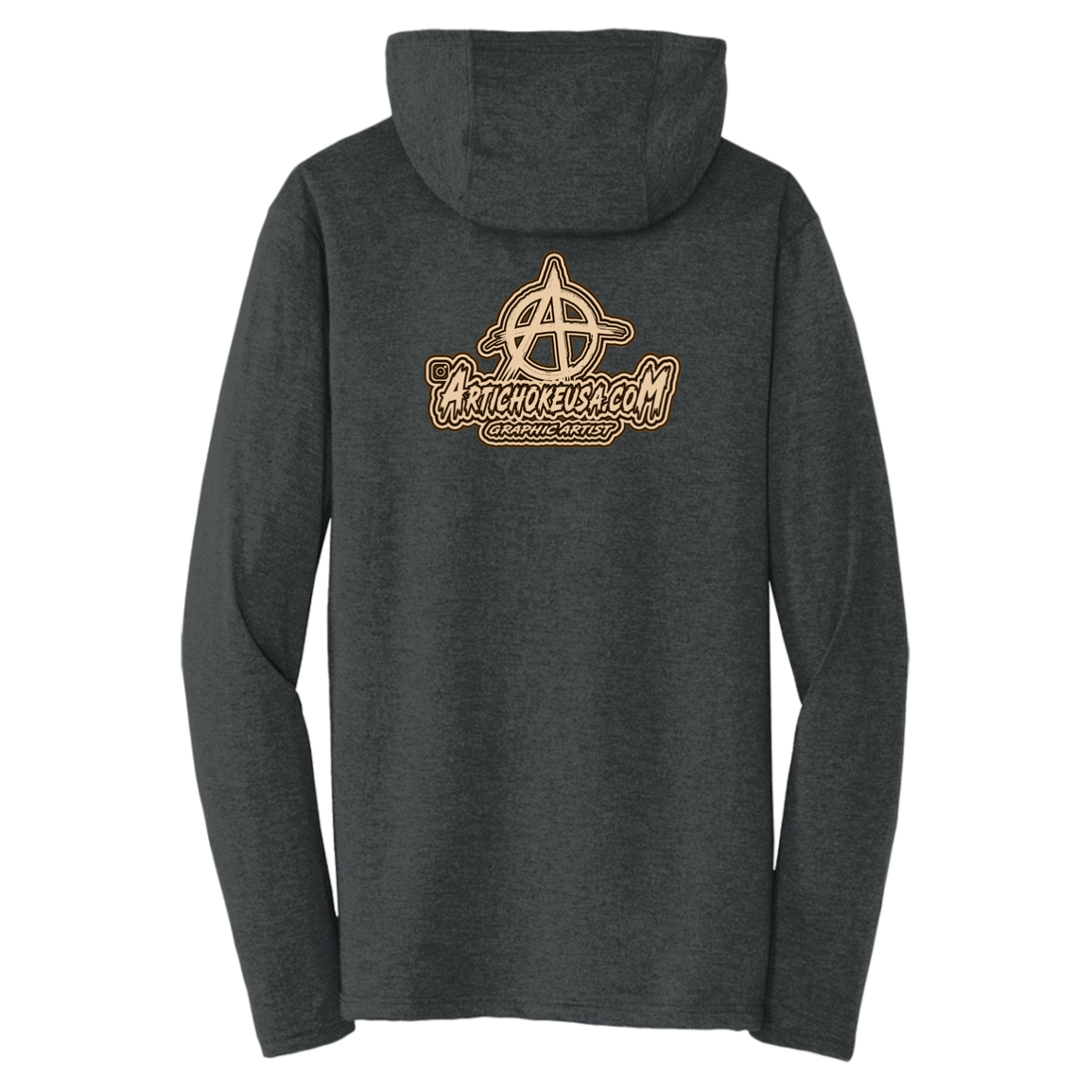 ArtichokeUSA Character and Font design. Let's Create Your Own Team Design Today. Mullet Mike. Triblend T-Shirt Hoodie
